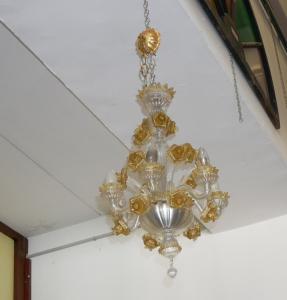 Vintage Murano-Glas Kronleuchter